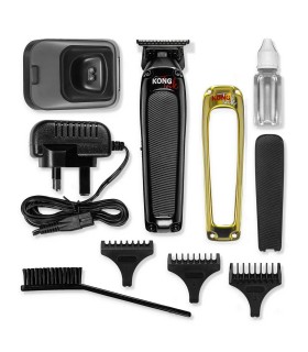 ست 3 تایی ماشین اصلاح حجم زن و خط زن و شیور مشکی کنگ تک کد: PR-2127