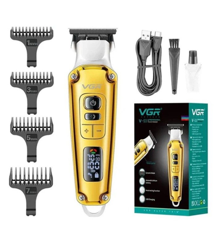 ماشین اصلاح سر و صورت خط زن طلایی وی جی آر مدل: V-931