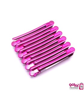 گیره تقسیم موی فانتزی فلزی بسته 12 عددی کد: PR-1981