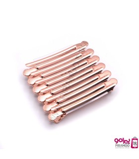 گیره تقسیم موی فانتزی فلزی بسته 12 عددی کد: PR-1981