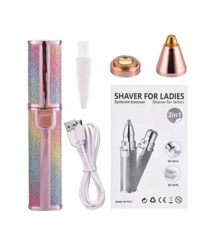 شیور دو کاره شارژی صورت بانوان بلاولس مدل: HX-203A