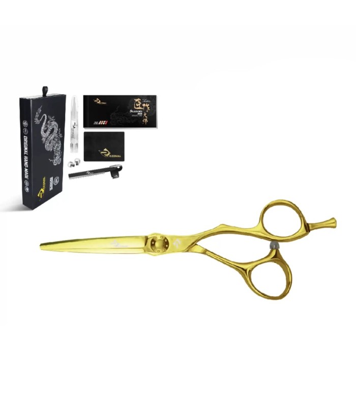 قیچی کات استیل 6 اینچ پریمیوم طلایی رزونال کد: P-680