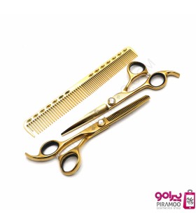 ست قیچی کات و پیتاژ 6 اینچ چپ دست استیل رزونال کد: E-4