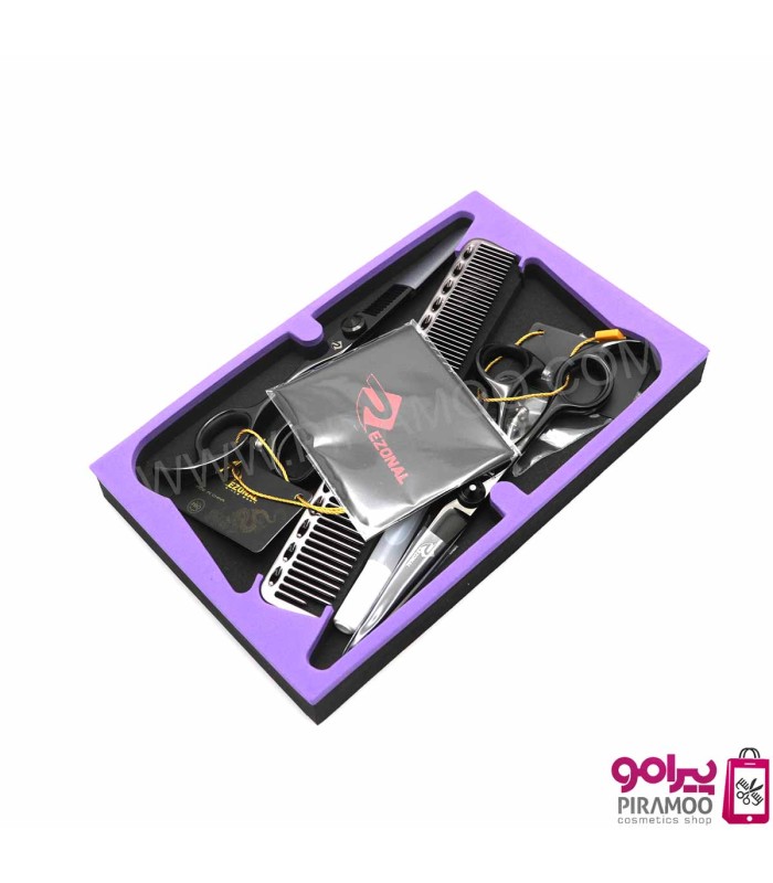 ست قیچی کات و پیتاژ 6 اینچ چپ دست استیل رزونال کد: E-4