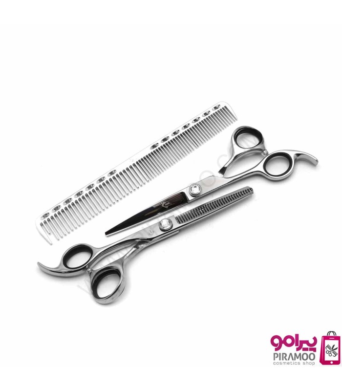 ست قیچی کات و پیتاژ 6 اینچ چپ دست استیل رزونال کد: E-4