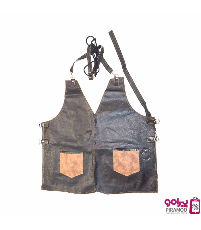 روپوش استادکار جلیقه ای چرمی آرایشگاهی کد: PR-2751