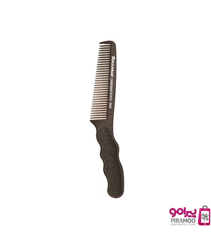 شانه کربن دسته دار مشکی آرامد کد: 0540