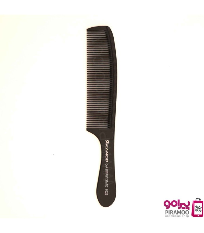 شانه کربن دسته دار مشکی آرامد کد: 0526