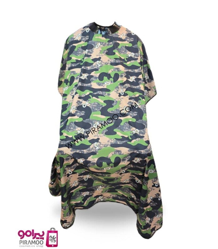 پیش بند آرایشگاهی یقه چرم قواره بزرگ کد: PR-2721