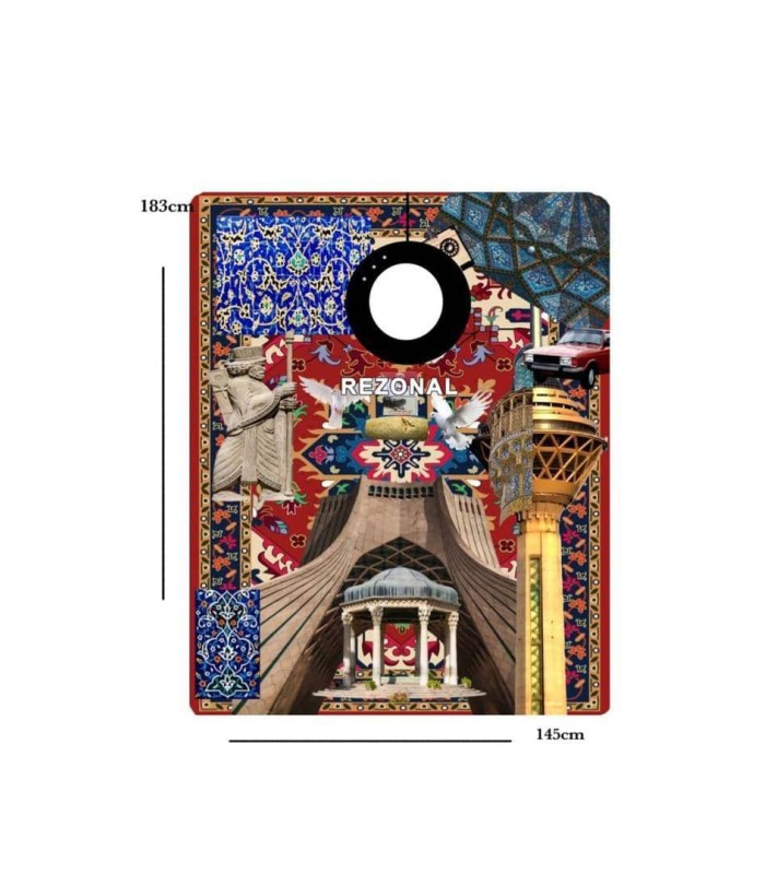 پیش بند آرایشگاهی قواره بزرگ رزونال کد: PR-423