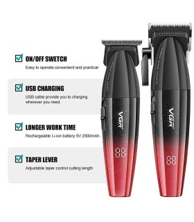 ست ماشین اصلاح خط زن و حجم زن وی جی آر مدل: V-640