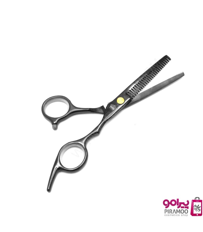 ست قیچی کات و پیتاژ استیل 5.5 اینچ مشکی رومنس کد: PR-2787