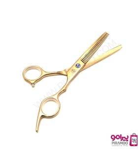 ست قیچی کات و پیتاژ استیل 6 اینچ طلایی رومنس کد: PR-2786