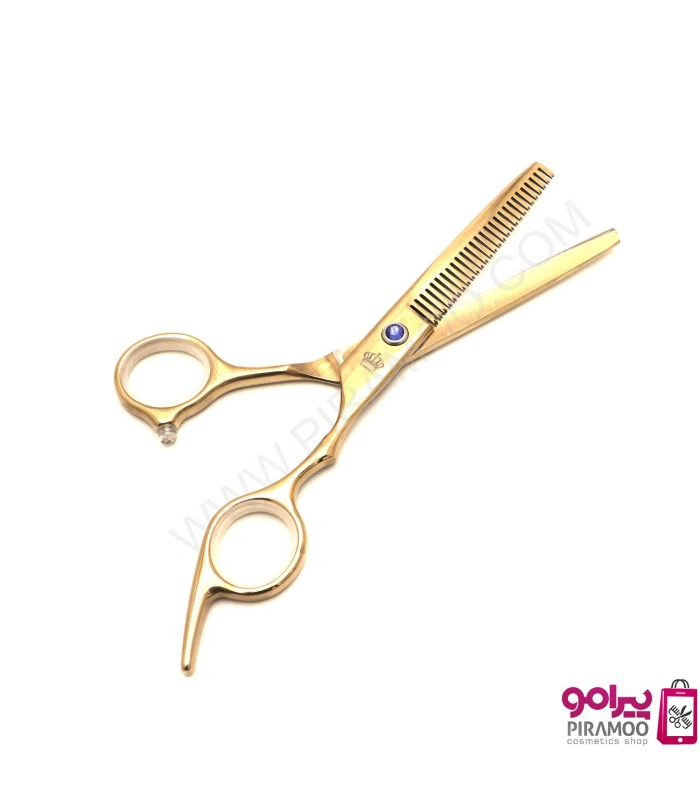 ست قیچی کات و پیتاژ استیل 6 اینچ طلایی رومنس کد: PR-2786