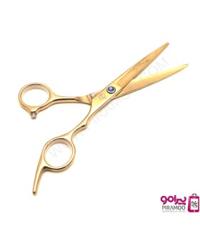 ست قیچی کات و پیتاژ استیل 6 اینچ طلایی رومنس کد: PR-2786