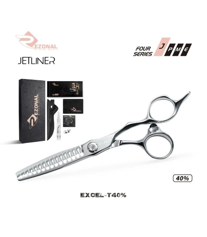 قیچی پیتاژ 6 اینچ چپ دست جت لاینر استیل رزونال مدل: EXCEL-40%