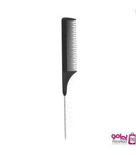 شانه کربن دم فلزی مشکی آرامد کد: 8613