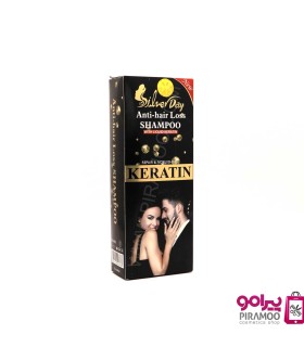 شامپو مو تریاک ضد ریزش مو حاوی کراتین سیلور دی 400 میل مدل: SI-3021
