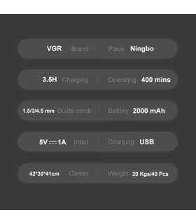 ماشین اصلاح سر و صورت خط زن وی جی آر مدل: V-987