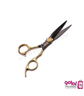 ست قیچی کات و پیتاژ 6 اینچ اکستریم استایل مشکی طلایی الکساندر کد: M223N