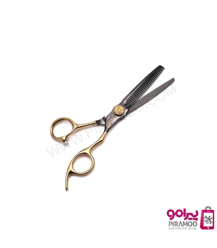 ست قیچی کات و پیتاژ 6 اینچ اکستریم استایل مشکی طلایی الکساندر کد: M223N