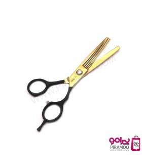ست قیچی کات و پیتاژ 6 اینچ تاپ استایل مشکی طلایی الکساندر کد: M218N