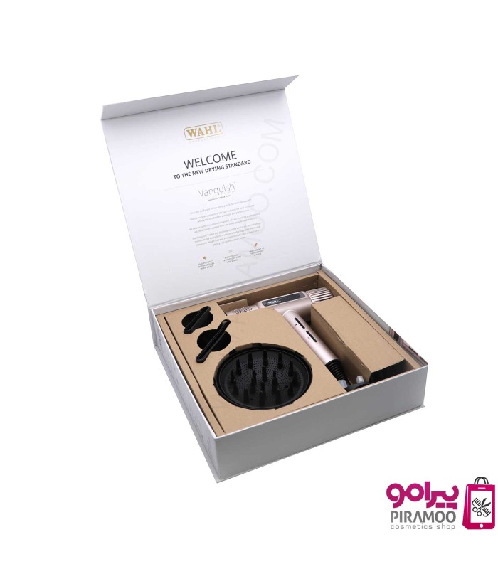 سشوار حرفه ای 1600 وات ونکوییش رزگلد وال کد: PR-2931