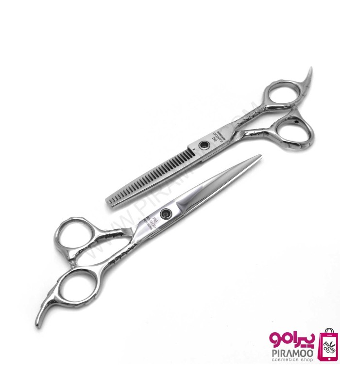 ست قیچی کات و پیتاژ استیل 6 اینچ استیل رامود کد: PR-1508