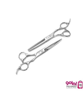 ست قیچی کات و پیتاژ استیل 6 اینچ استیل رامود کد: PR-892