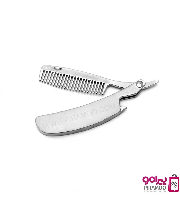 شانه ریش و سبیل فلزی تاشو کد: PR-2955