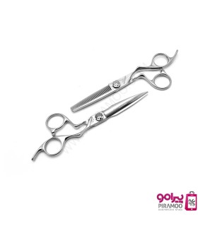 ست قیچی کات و پیتاژ 6 اینچ استیل فونیکس استایل الکساندر کد: M225N