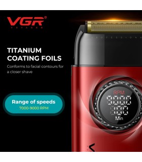 ست 4 در 1 ماشین اصلاح خط زن ، حجم زن ، شیور و سشوار وی جی آر کد: PR-3021