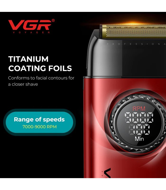 ست 4 در 1 ماشین اصلاح خط زن ، حجم زن ، شیور و سشوار وی جی آر کد: PR-3021