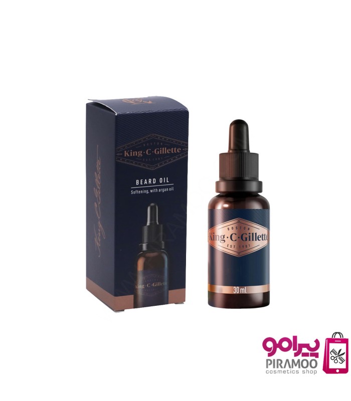 روغن تقویت و پر پشت کننده ریش و سبیل کینگ سی ژیلت کد: PR-349