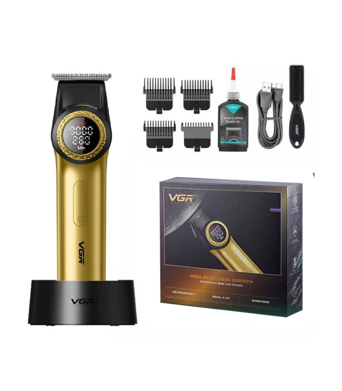 ماشین اصلاح سر و صورت خط زن طلایی وی جی آر مدل: V-977