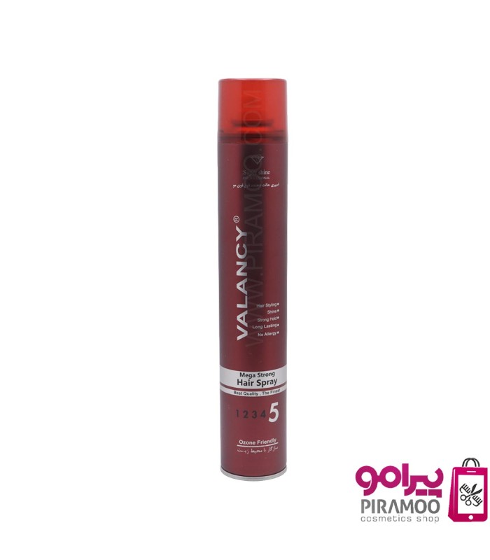 اسپری حالت دهنده مو شماره 5 والانسی 450 میل کد: PR-510