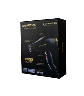 سشوار مو سوپرمی لیز 2600 وات مشکی کد: PR-3019