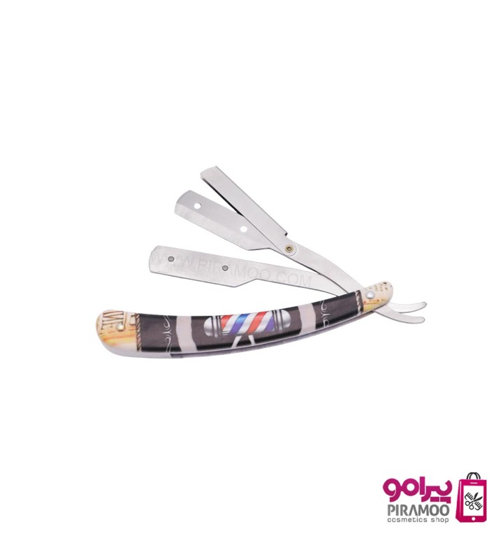 دسته تیغ سه تیکه فلزی فانتزی کد: PR-1892
