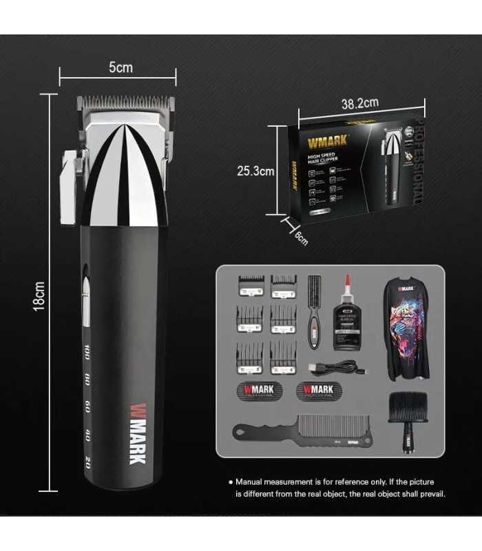 ماشین اصلاح حجم زن سر و صورت مشکی دبلیو مارک مدل: NG-2039