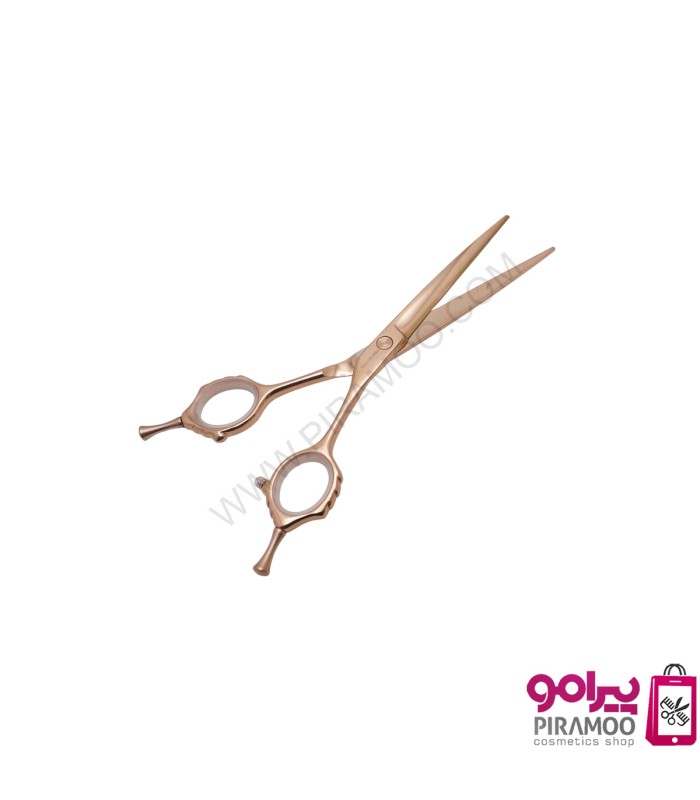 ست قیچی کات و پیتاژ 6 اینچ دو دست رزگلد رامد کد: PR-191