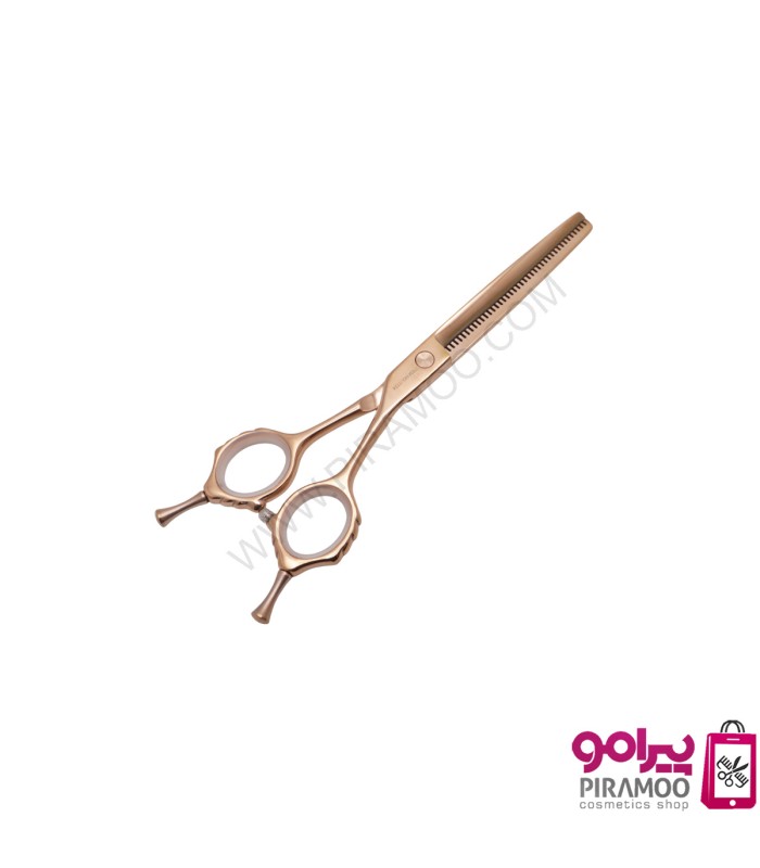 ست قیچی کات و پیتاژ 6 اینچ دو دست رزگلد رامد کد: PR-191