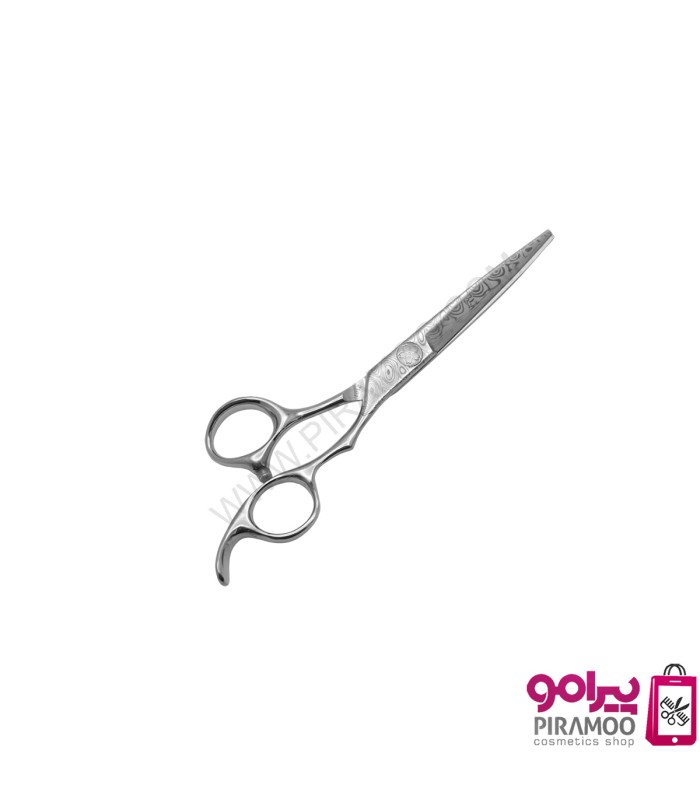 ست قیچی کات و پیتاژ 6 اینچ استیل طرح دار رامد کد: PR-308