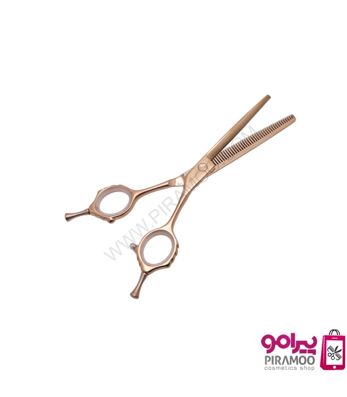 ست قیچی کات و پیتاژ 6 اینچ دو دست رزگلد رامد کد: PR-191