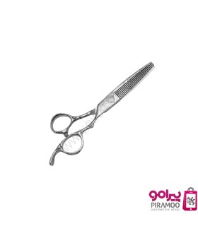 ست قیچی کات و پیتاژ 6 اینچ استیل طرح دار رامد کد: PR-308