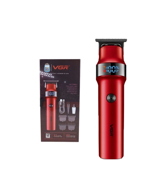 ماشین اصلاح سر و صورت خط زن قرمز وی جی آر مدل: V-987