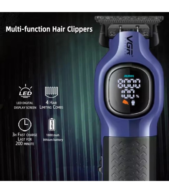 ماشین اصلاح سر و صورت خط زن وی جی آر مدل: V-886T