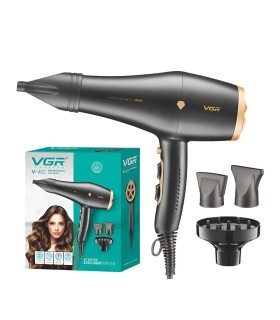 سشوار حرفه ای 2200-2600 وات مشکی وی جی آر مدل: V-462