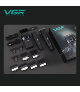 ست ماشین اصلاح حجم زن و خط زن و شیور وی جی آر مدل: V-640 S3