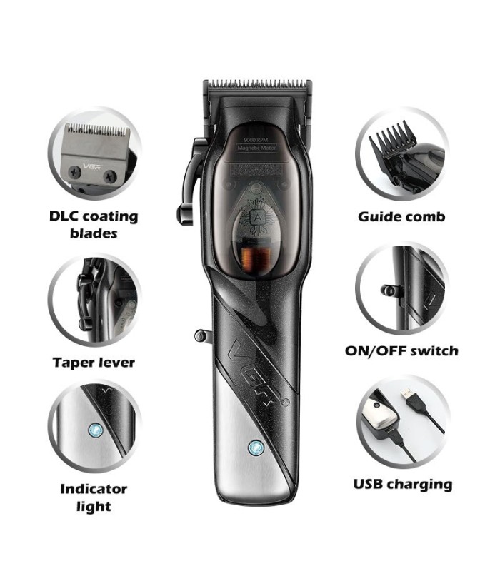 ماشین اصلاح سر و صورت حجم زن وی جی آر مدل: V-002