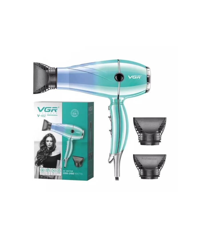 سشوار حرفه ای 2000-2400 وات وی جی آر مدل: V-452